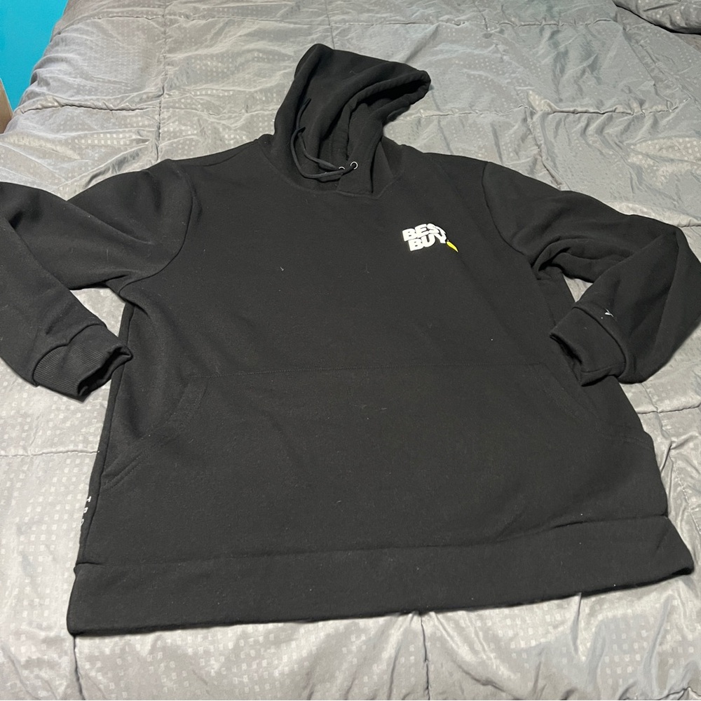 best buy troop Brand black Pull Over hoodie Mens size large